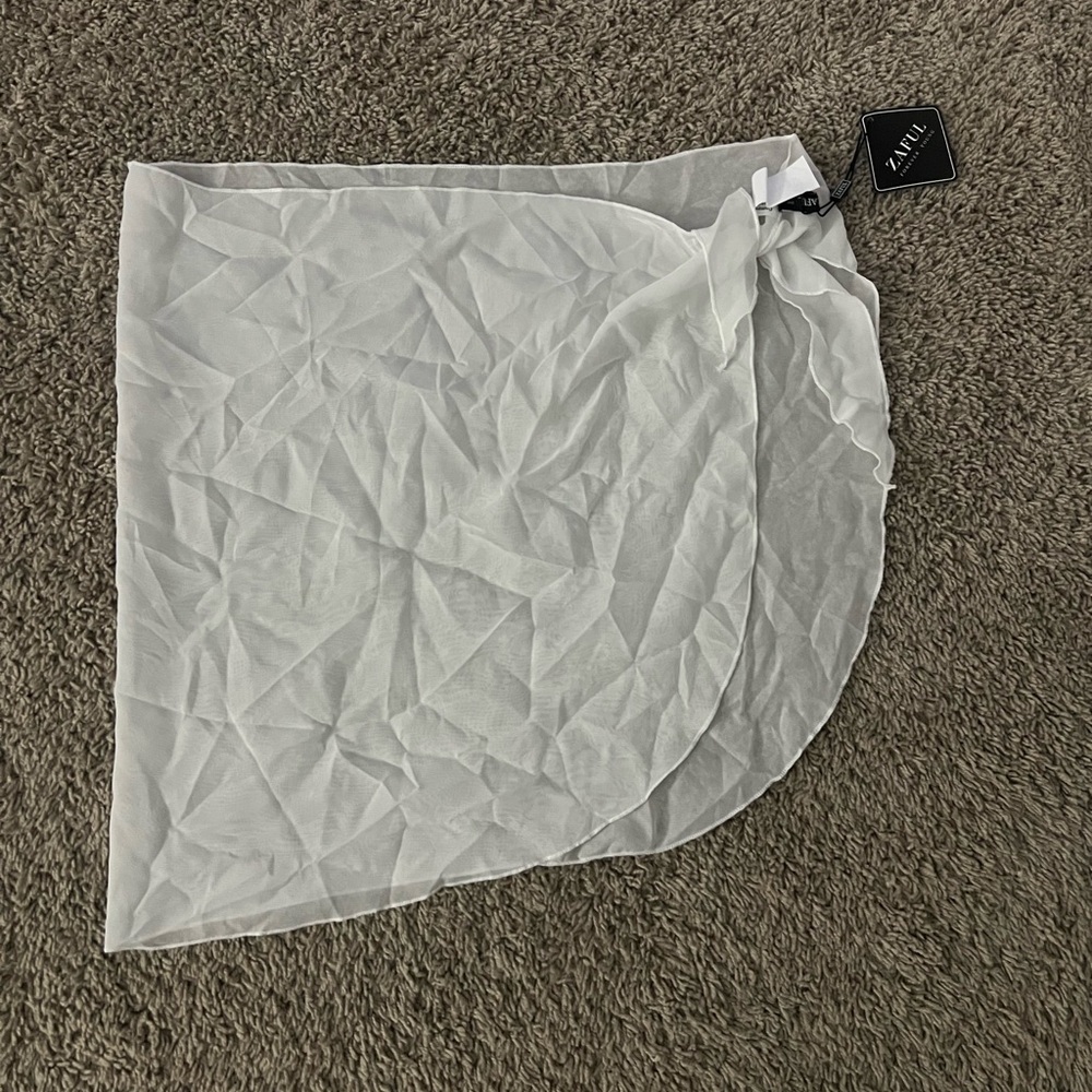 White Mesh Sarong